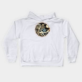 ZODIAC Virgo - Astrological VIRGO - VIRGO - ZODIAC sign - Van Gogh style - 11 Kids Hoodie